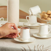 Karaca Runo coffee cup set, 6 persons, 100 ml